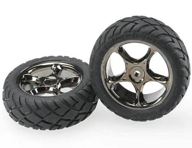 Traxxas 2479A Bandit Front Tracer Wheels and Anaconda Tires