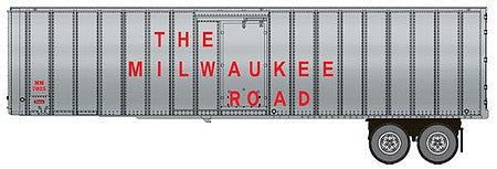 Walthers SceneMaster 2604 HO Flexi-Van 40' Trailer Milwaukee #2