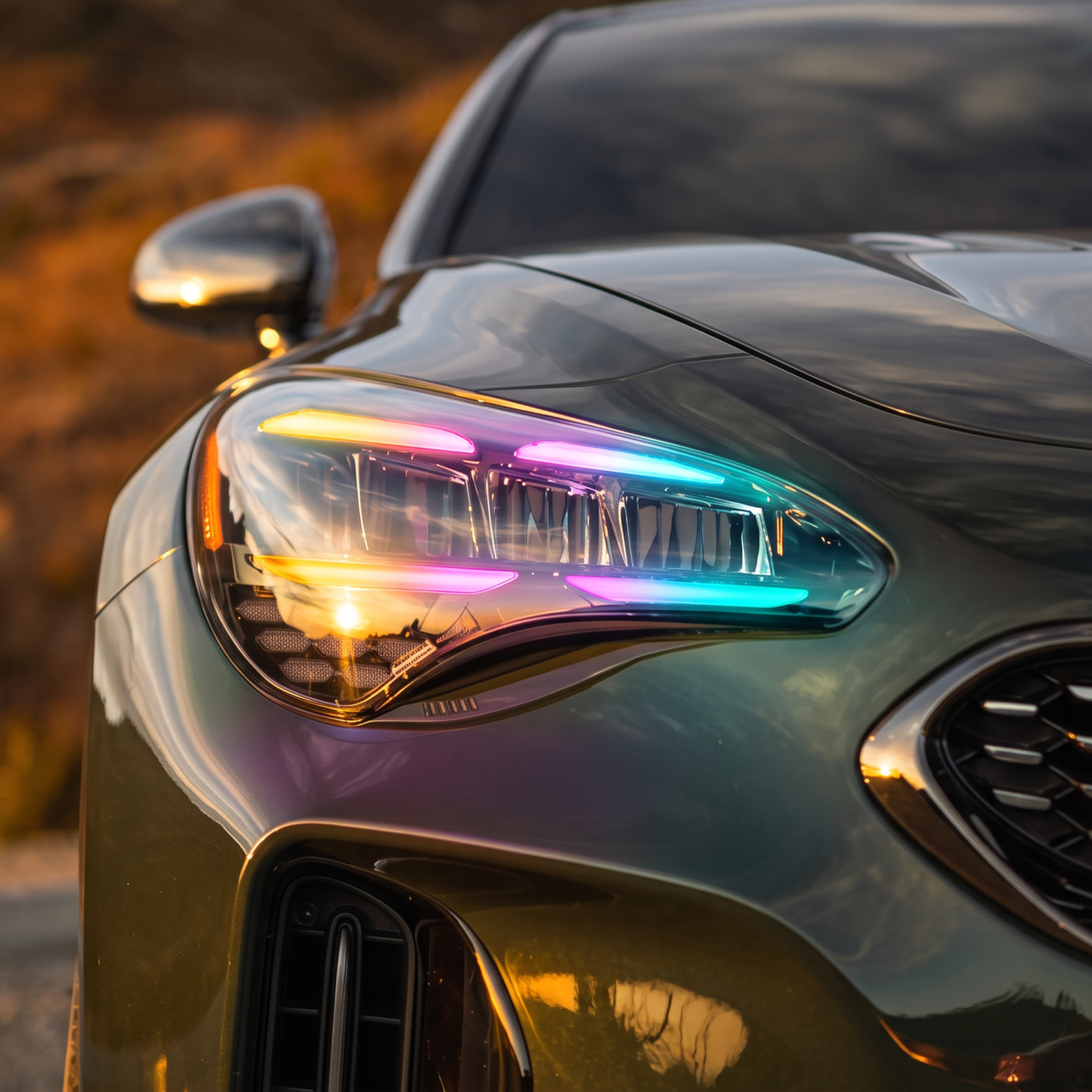 Kia Stinger Multicolor Flow Series DRL Boards (2017-2024)