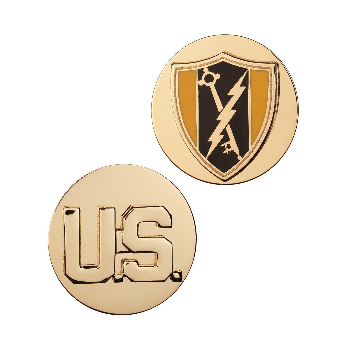 U.S. Army Enlisted Electronic Warfare & U.S. STA-BRITE® Pin-on (pair)