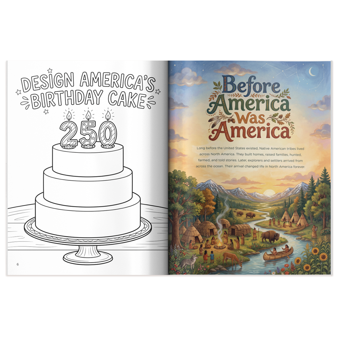 America's 250th Anniversary for Kids (Hardcover Book)