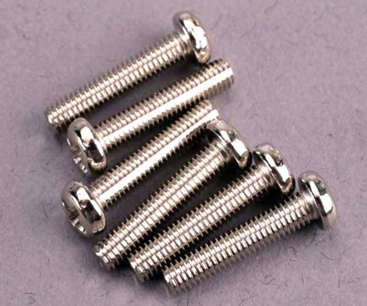 Traxxas 2563 Round Head Screw 3x15mm (6) Stampede Ruslter