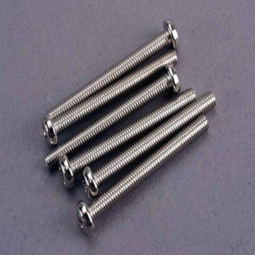 Traxxas 2572 Screws 3x30mm Roundhead Machined (6) Stampede