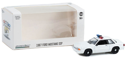 Greenlight 43008-B 1/64 Police - 1987-93 Ford Mustang SSP with Light