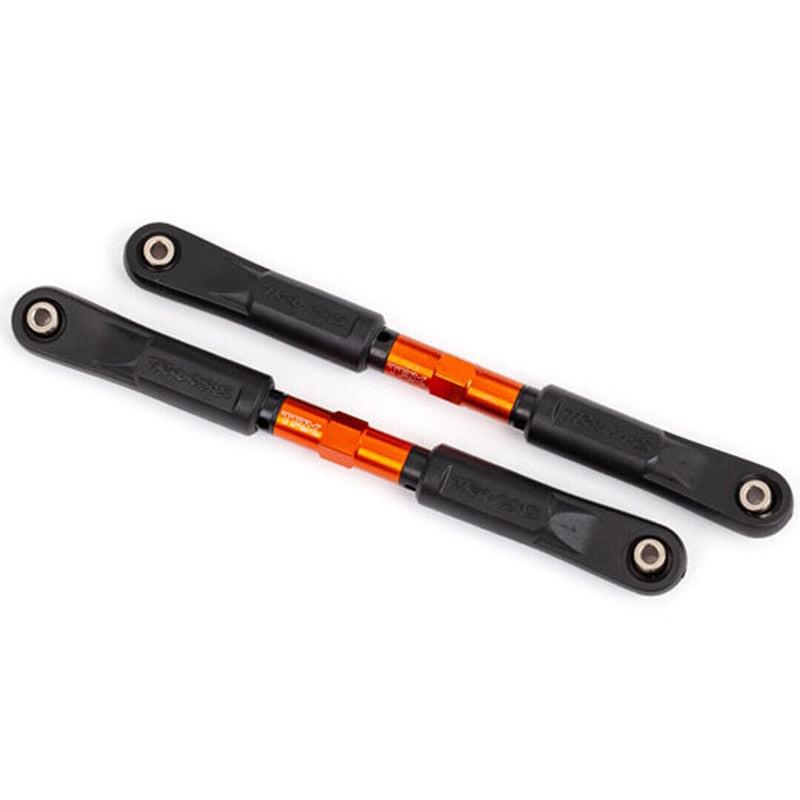 Traxxas 9547T Tubes Front Aluminum 7075-T6 Camber Links 117mm Orange (2) Sledge