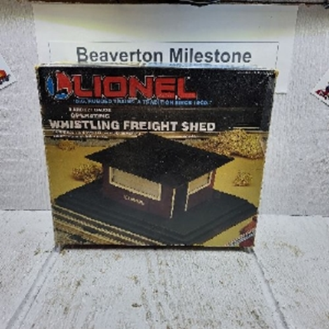 LIONEL WHISTLING FREIGHT SHED, 88-99