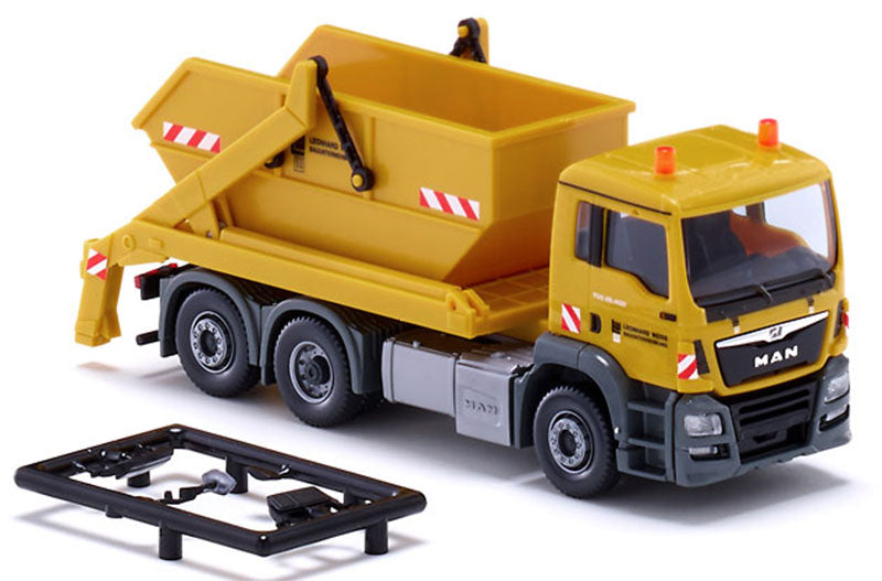Wiking 067907 1/87 Leonhard Weiss MAN TGS Euro 6 Skip Loader