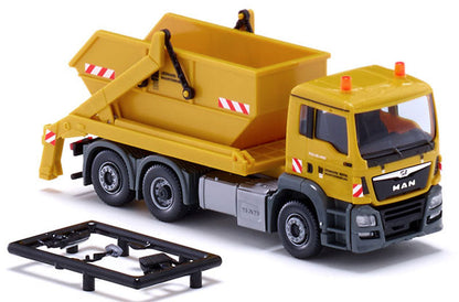 Wiking 067907 1/87 Leonhard Weiss MAN TGS Euro 6 Skip Loader