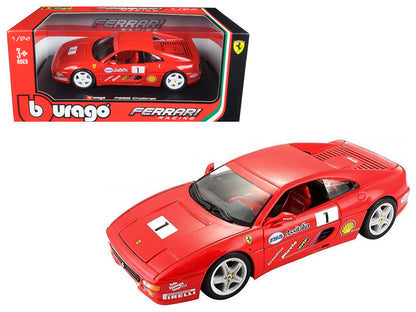 Ferrari F355 Challenge Red 1/24 Diecast Model Car by Bburago  free shipping USA