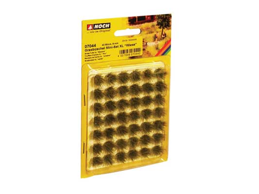 Noch 7044 All Scale Meadow Grass Tufts XL, 9mm, 42 Pieces