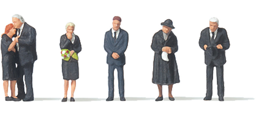 Preiser 79195 N Scale Funeral Figure Set