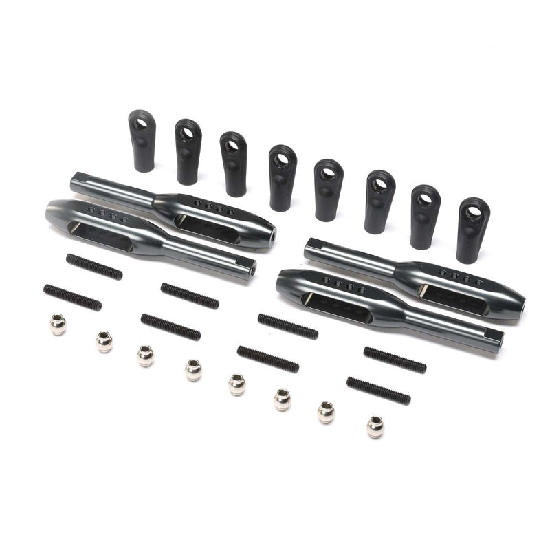 Team Losi Racing TLR144001  LwrShck Mount 4-Link BarSet 13.5" 4 LMT TTLMT