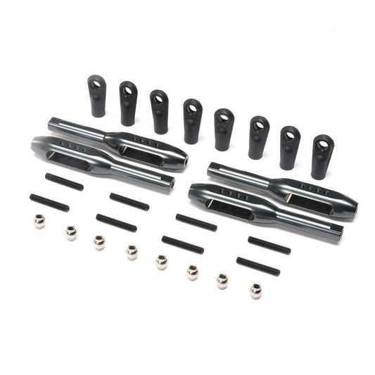 Team Losi Racing TLR144001  LwrShck Mount 4-Link BarSet 13.5" 4 LMT TTLMT