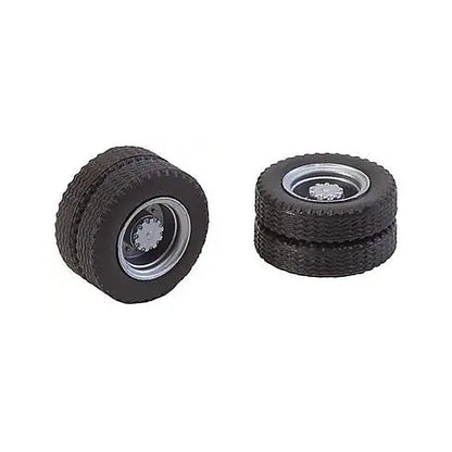 Faller 163101 HO Scale Dually Truck Tires & Rims - Car System