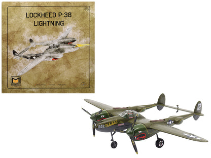 Lockheed P-38 Lightning Fighter Aircraft "Haleakala II 80th FG 459th FS Twin Dragons" (1944) United States Army Air Forces 1/72 Diecast Model by Militaria Die Cast  free shipping USA