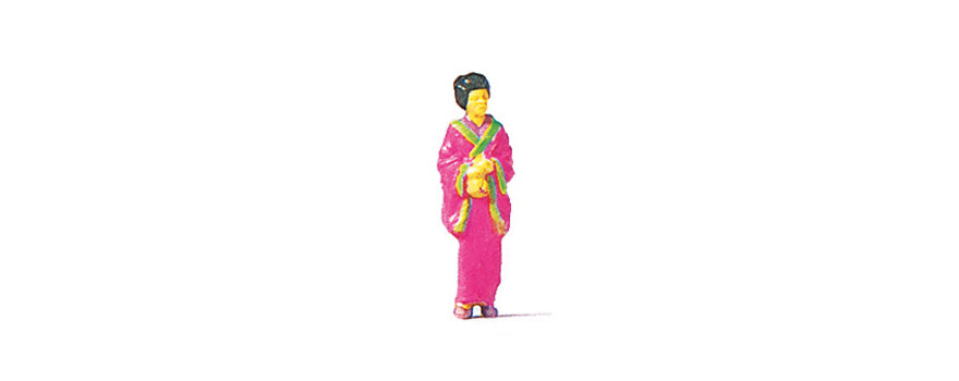 Preiser 29052 HO Scale Japanese Woman in Kimono Figure