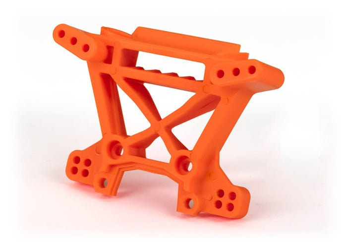 Traxxas 9038T (Orange) Heavy Duty Front Shock Tower: 4x4 Hoss / Rustler / Slash