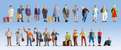 Noch 16101 HO Scale Xl Fig Set Travellers