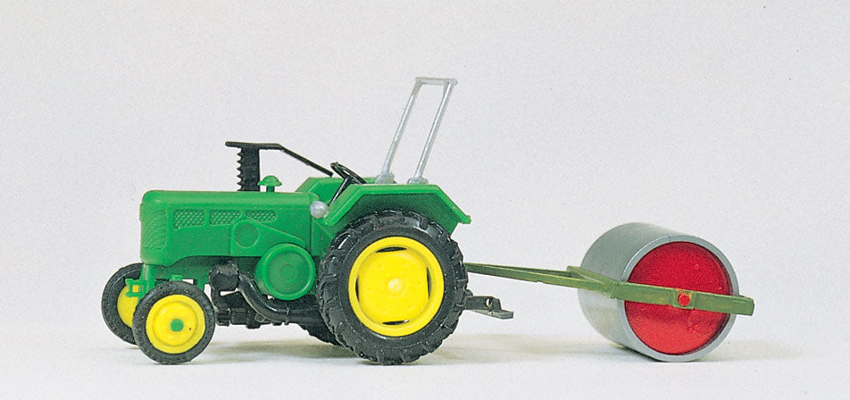 Preiser 17929 HO Scale Farm Tractor w/Agricultural Roller