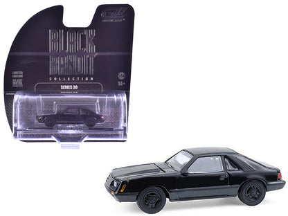 1979 Ford Mustang Fastback Black "Black Bandit" Series 30 1/64 Diecast Model Car by Greenlight  free shipping USA