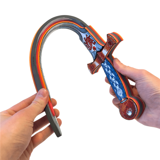 Amber Dragon Knight Foam Sword