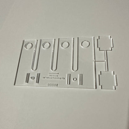 Scalecoat HO Scale 36" Wheel Painting Jig Kit - 90002