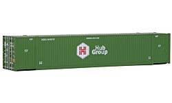 Walthers SceneMaster 949-8505 HO 53' Corrugated Container - Hub Group