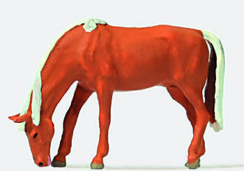 Preiser 29530 HO Scale Animal Grazing Horse