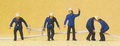 Preiser 79117 N Scale Firefighters set #3