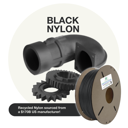 Black: Recycled Nylon 12 (PA12): 1 Kg