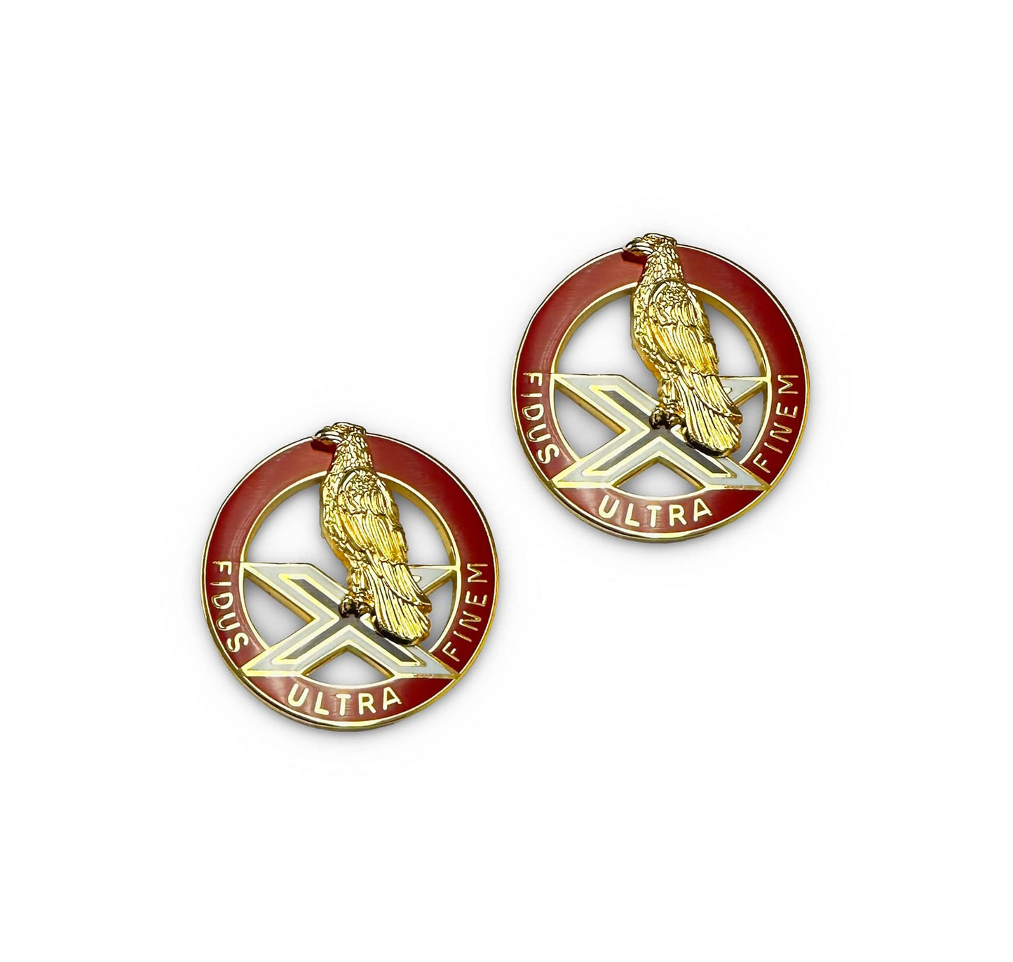 U.S. Army 2nd Air Defense Artillery Unit Crest (pair)