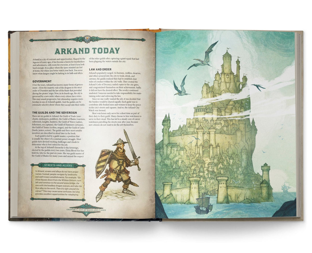 Dragonbane RPG: Arkand City of Waves and Flames