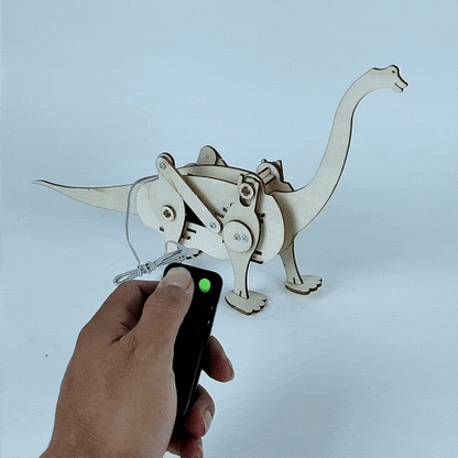 Dinosaur Robot Brachiosaurus DIY Kit, Educational STEM Toy