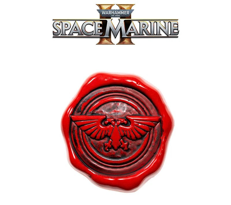 Starforged: Purity Seal - Space Marine II Astartes Imperial Aquila Pin+Sticker
