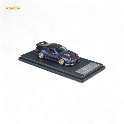 MicroTurbo Custom 180SX Spirit Rei - Purple Chameleon GMHS 2025 Special Edition 1:64