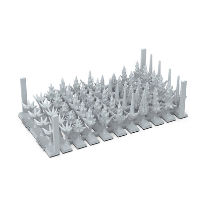 AK Interactive Basing Bits: Weapons Shot FX (54 Pieces)