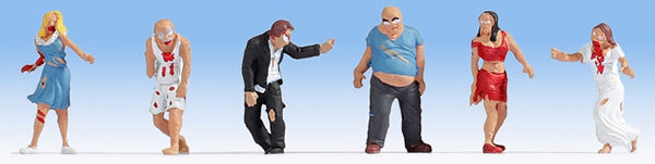Noch 15800 HO Scale Zombies pkg(6)