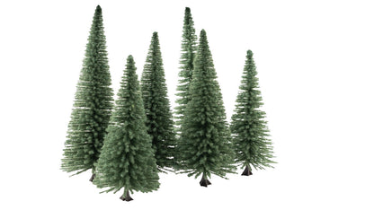 Noch 24642 HO/TT/O Scale Fir Trees, 14-18 cm, 6-Pack