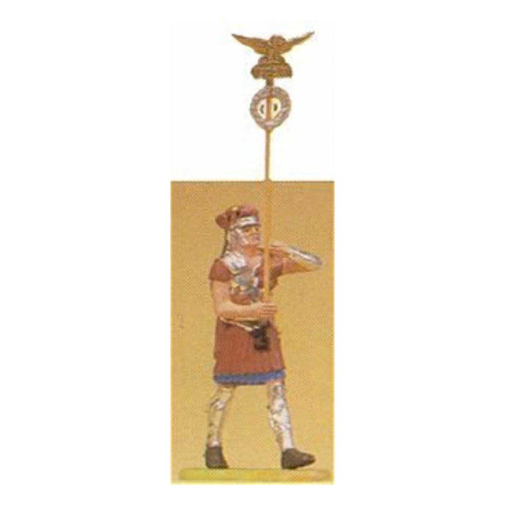 Preiser 50202 1:25 Standard Bearer Marching with Eagle Standard Figure