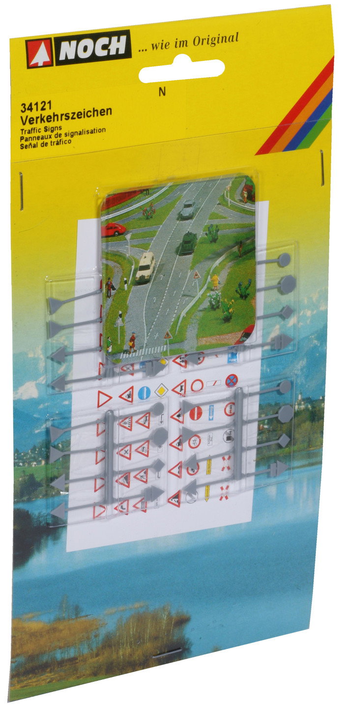 Noch 34121 N Scale Traffic Signs
