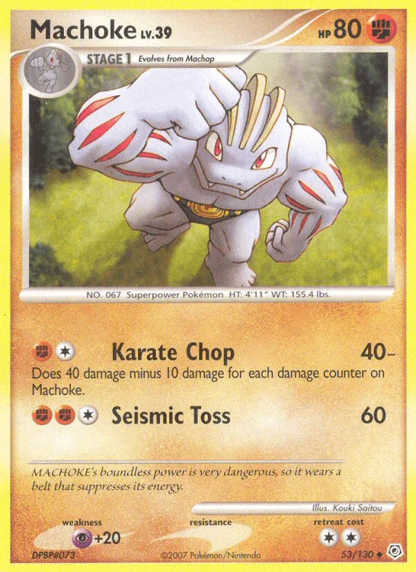 Machoke (53/130) [Diamond & Pearl: Base Set]