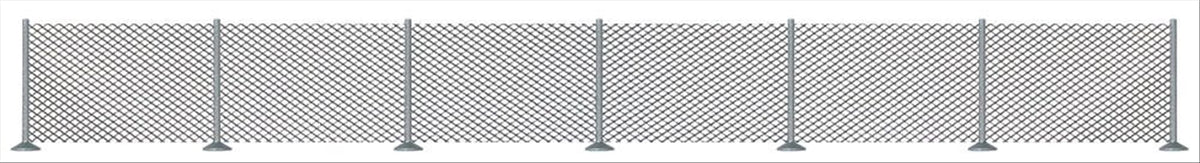 Busch 8117 N/TT Scale Metal Chain-Link Fence Kit