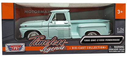 Motormax 79379LGR 1/24 1966 GMC C1000 Fenderside Pickup
