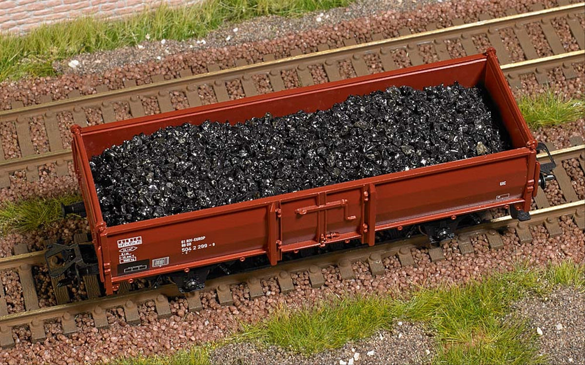 Busch 1680 HO Scale Real-Coal Load for 2-Axle Gondola