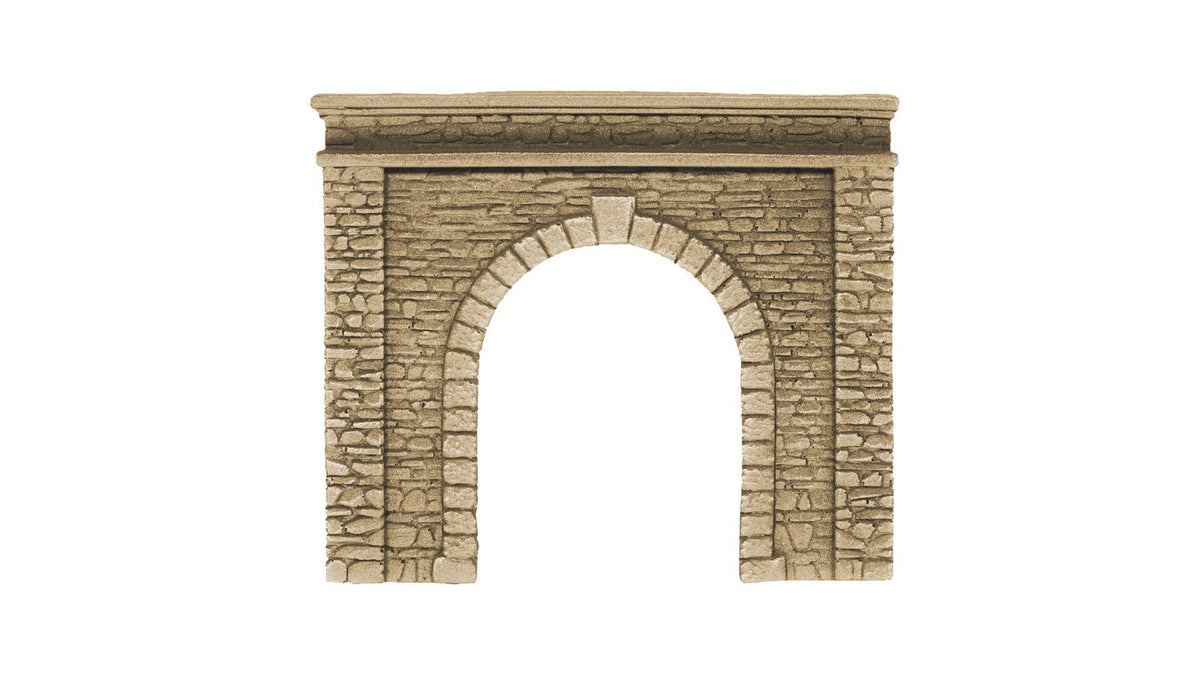 Noch 58061 HO Scale Natural-Stone Single-Track Tunnel Portal