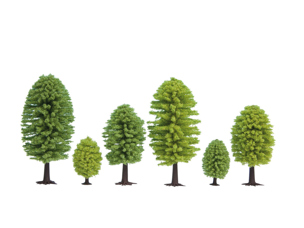 Noch 26801 HO/TT Scale Deciduous Trees, 5-9 cm, Pack of 25