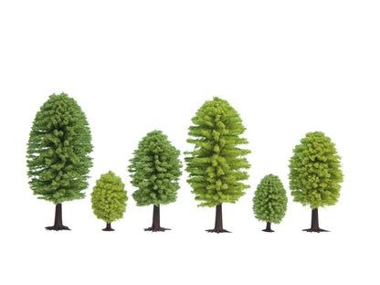 Noch 26801 HO/TT Scale Deciduous Trees, 5-9 cm, Pack of 25