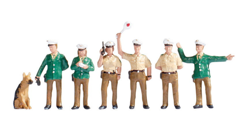 Noch 15090 HO Scale German Police Officers Figure Set, 7 pcs