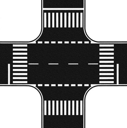 Noch 60712 HO Scale Flexible Pavement Sheet - 8-5/8 x 8-5/8" 22 x 22cm Crossing