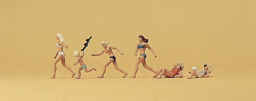 Preiser 79066 N Scale Figures on the Beach Set